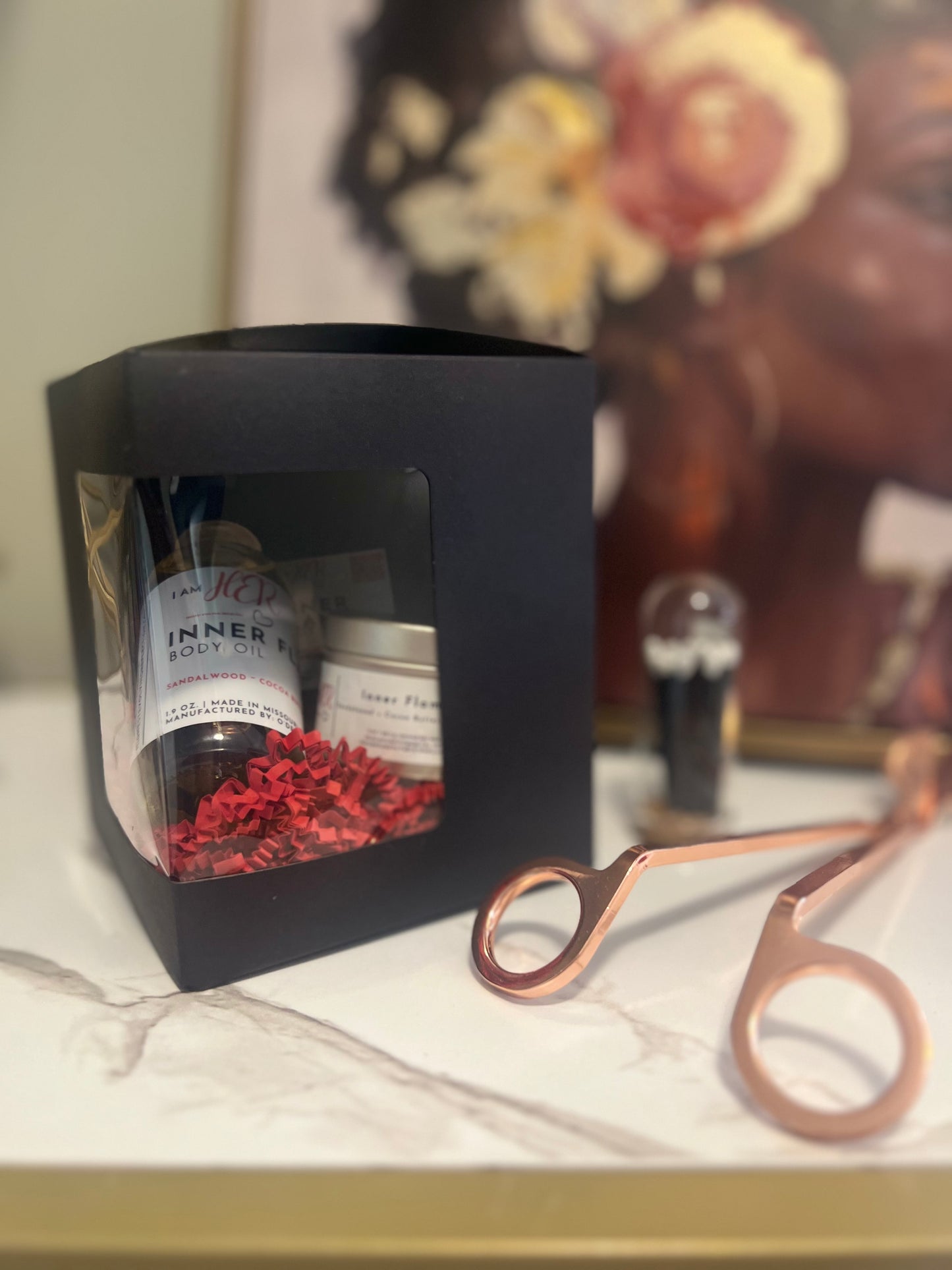 Mini Ritual of Reflection – Inner Flame Self-Care Bundle | I AM HER