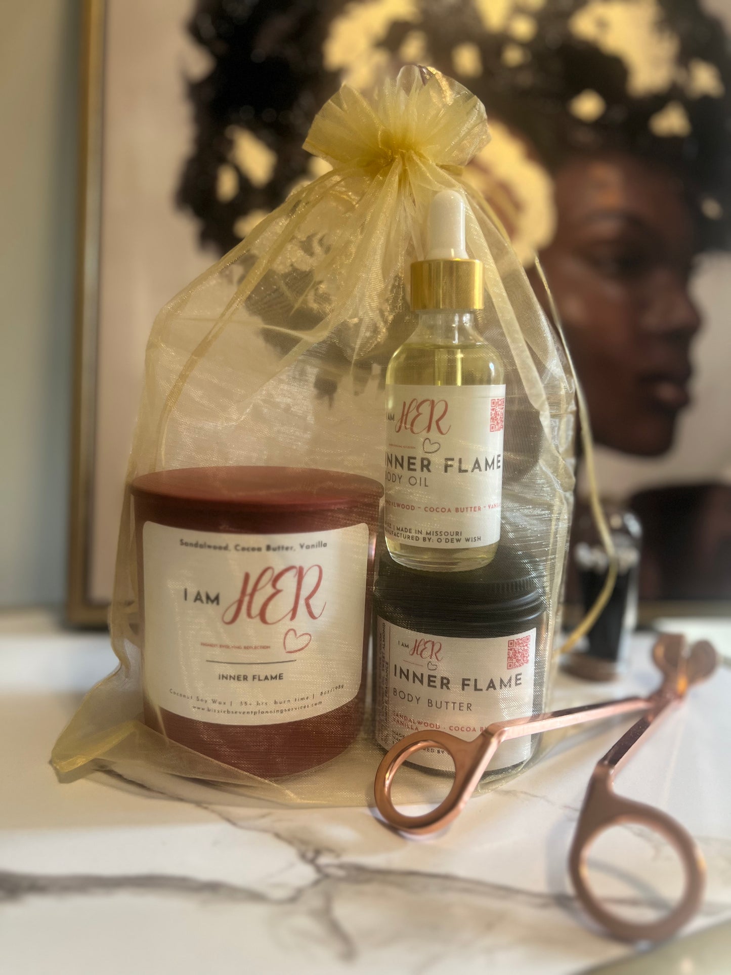 The Ritual of Reflection – Inner Flame Self-Care Bundle | I AM HER