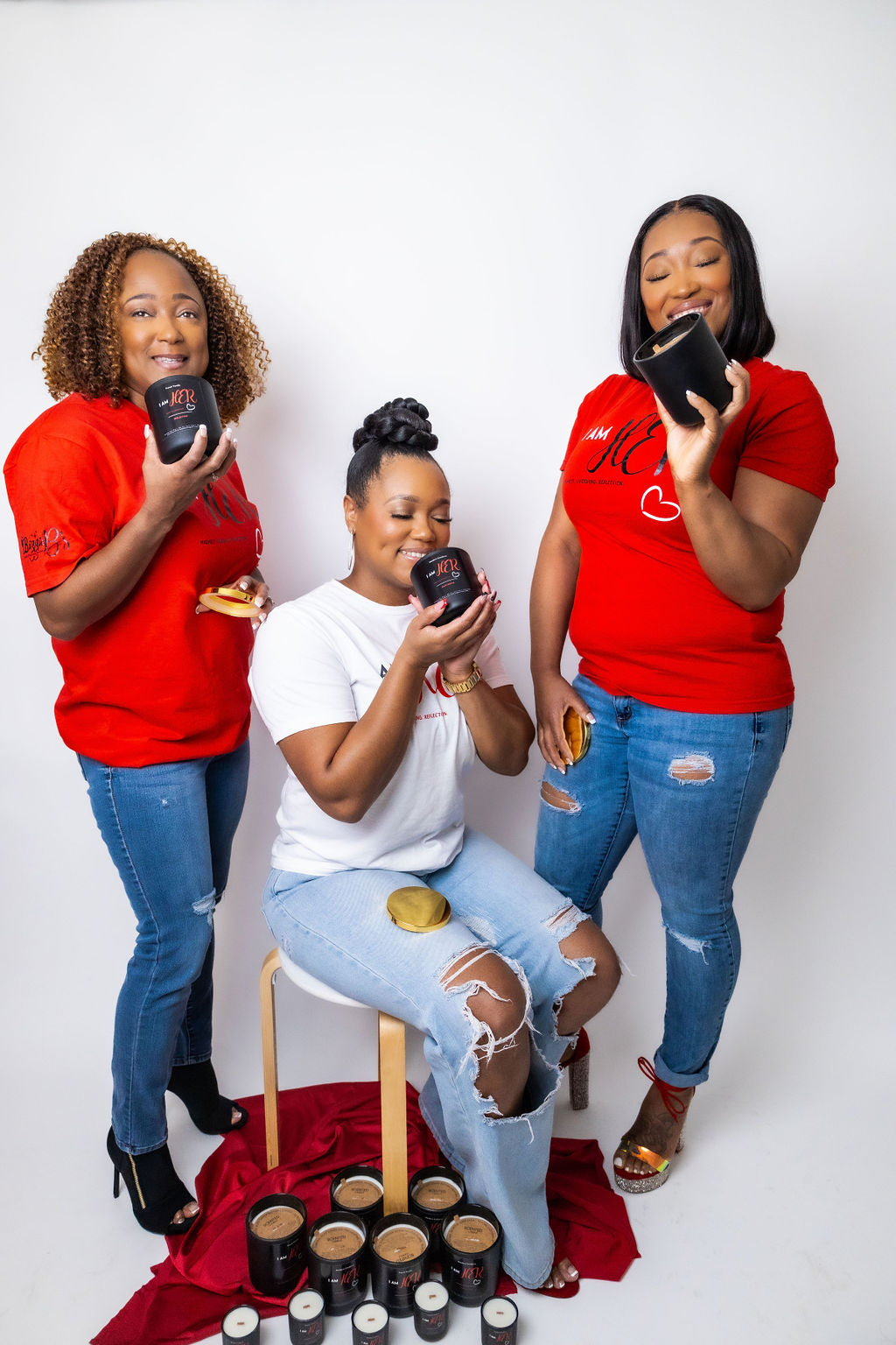 Explore I AM HER Candle Collection