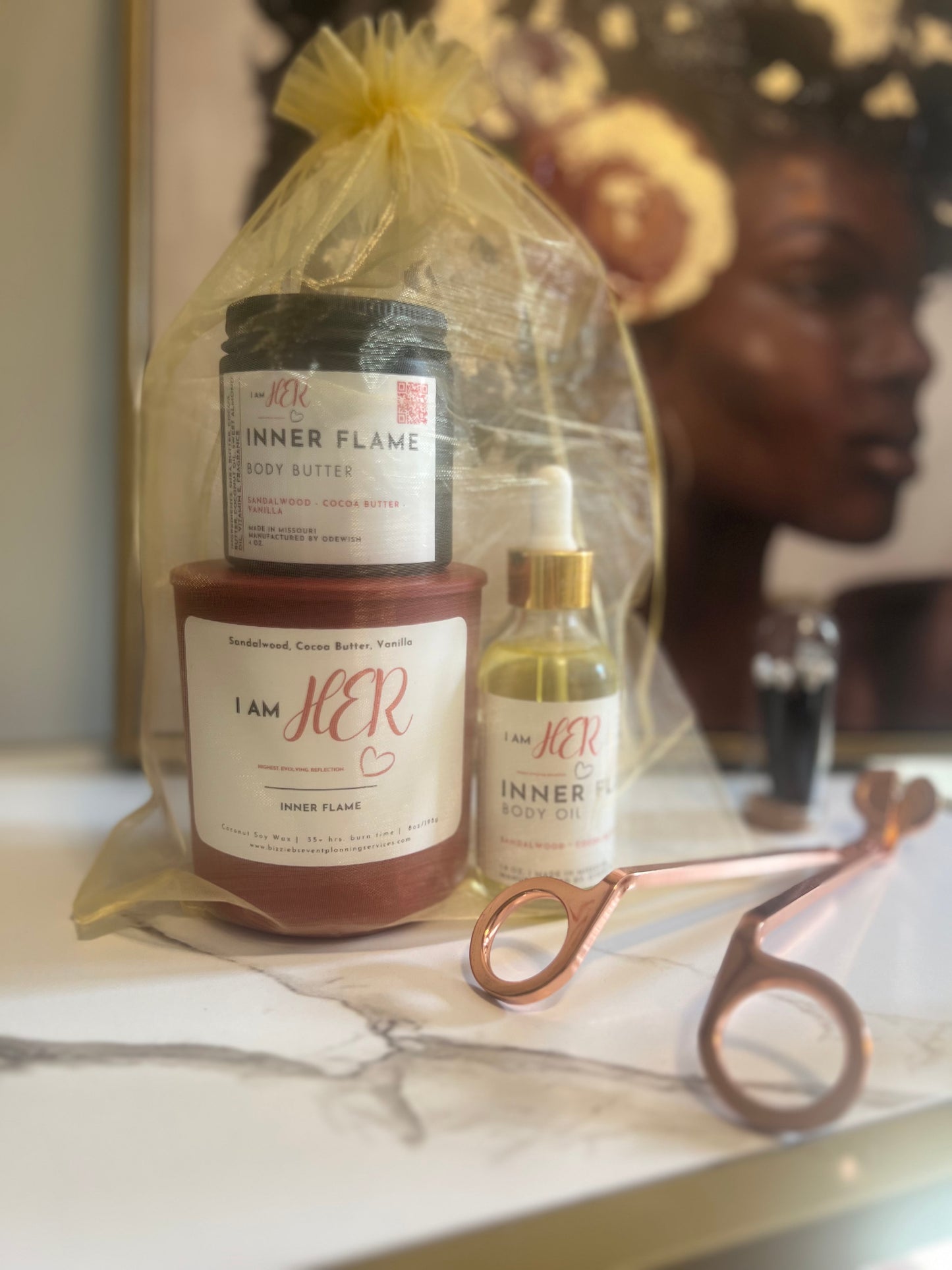 The Ritual of Reflection – Inner Flame Self-Care Bundle | I AM HER